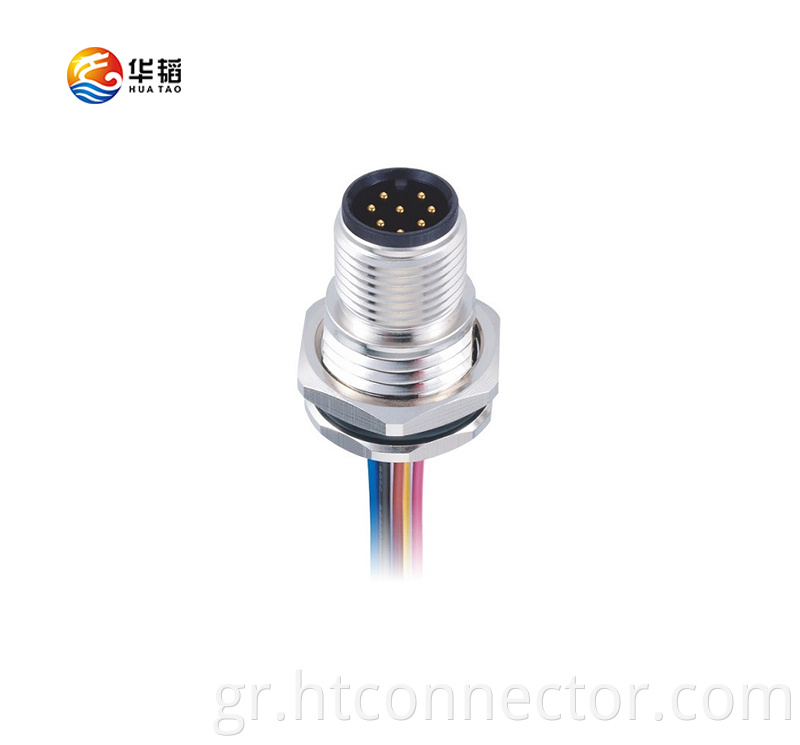 8 core round connector